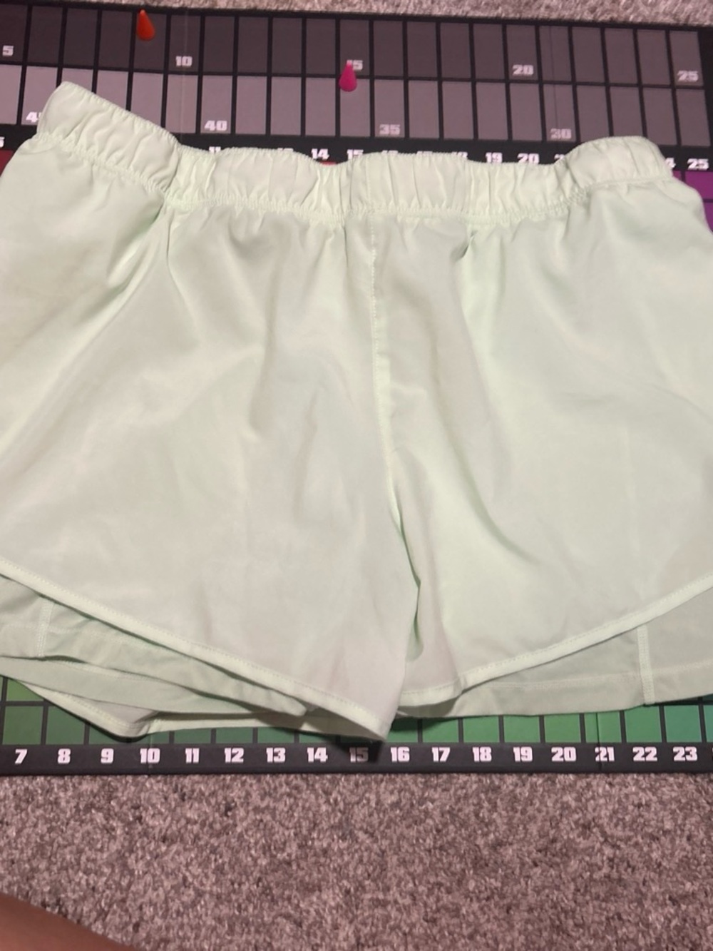 New Balance Mint Athletic Shorts with Elastic Waist